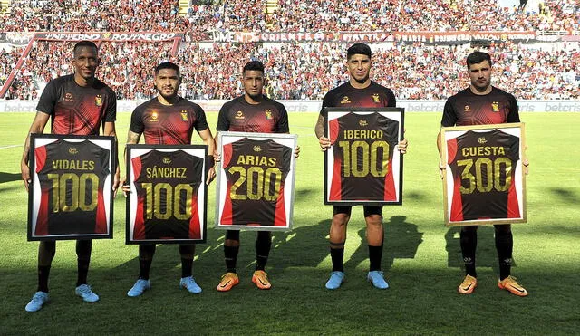 Bernardo Cuesta llegó a los 300 partidos oficiales con la camiseta del cuadro dominó. Foto: FBC Melgar