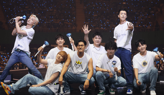 Cantantes de SUPER JUNIOR dieron inicio a su novena gira mundial titulada "Super show 9" en su natal Corea del Sur. Foto: Twitter/@SJofficial