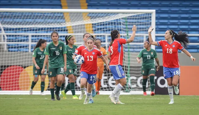 Chile se fue al descanso con el 3-0 a su favor contra Bolivia. Foto: Copa América