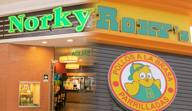 Tanto Norky's como Roky's son reconocidas cadenas de venta de pollo a la brasa. Foto: composición LR/Andina
