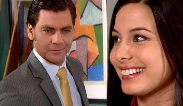 Natalia Salas y Joaquín de Orbegoso interpretaron a Andrea y Mike Miller en “Al fondo hay sitio”. Foto: captura de América Televisión