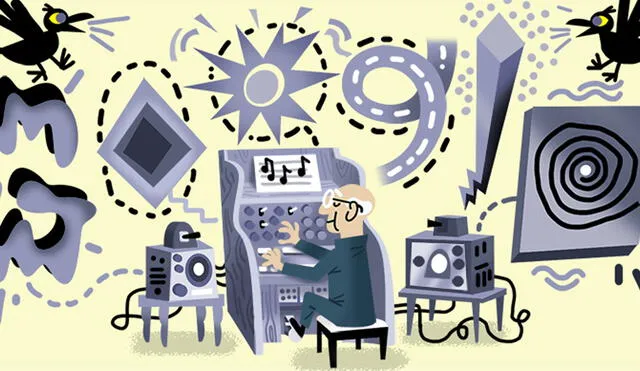 Google recuerda al compositor alemán Oskar Sala. Foto: Google