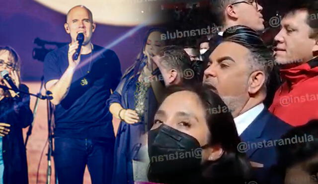 Andrés Hurtado vivió incómodo momento en concierto de Gian Marco. Foto: composición LR/captura de video/Instarándula/Instagram