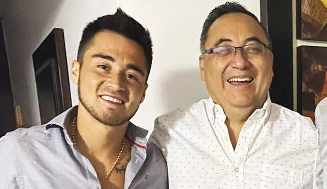 Jorge Cuba continúa apoyando a su hijo, Rodrigo Cuba. Foto: Instagram / Jorge Cuba