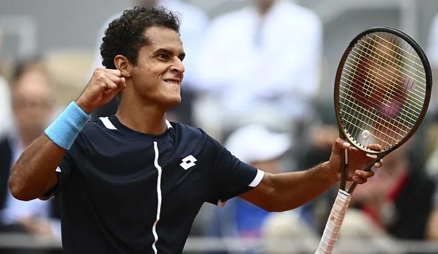 Juan Pablo Varillas es el puesto 115 del ranking mundial ATP. Foto: AFP