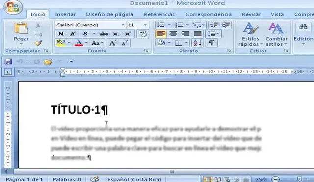 Quitar este símbolo de Microsoft Word es algo muy sencillo. Foto: Wikihow