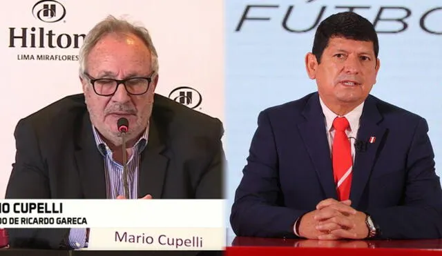 Mario Cupelli declaró sobre el proceso de renovación de Gareca con la Blanquirroja. Foto: composición LR/captura Movistar Deportes