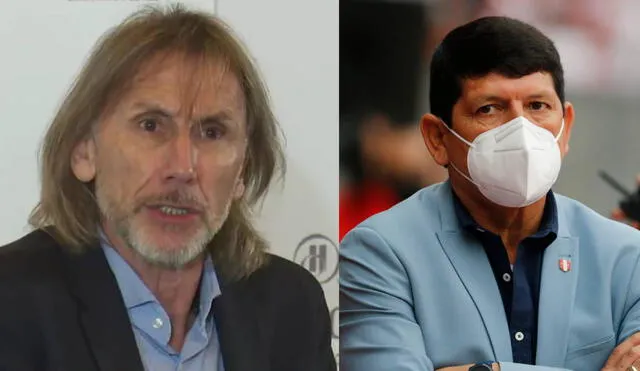 Ricardo Gareca explicó los motivos del porque no se reunió con Agustín Lozano en Buenos Aires. Foto: composición/captura GolPerú/Luis Jiménez