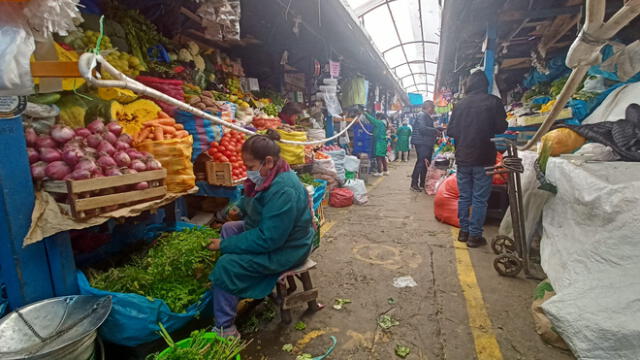 Mercados funcionan con normalidad. Foto: URPI/Alexander Flores