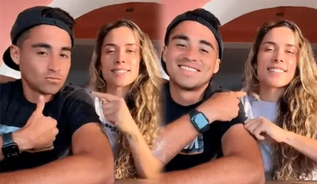 Rodrigo Cuba y Ale Venturo grabaron hilarante video contando detalles de su relación sentimental. Foto: composición/captura TikTok