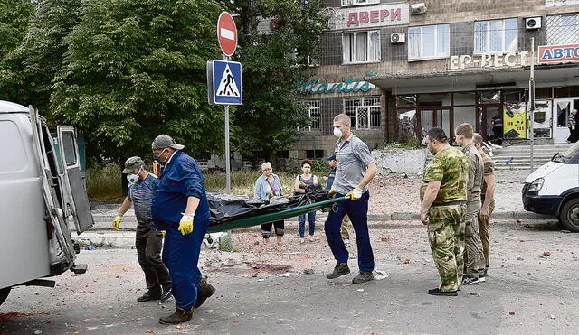 Víctimas. Los ataques ucranianos mataron a 250 civiles. Foto: difusión