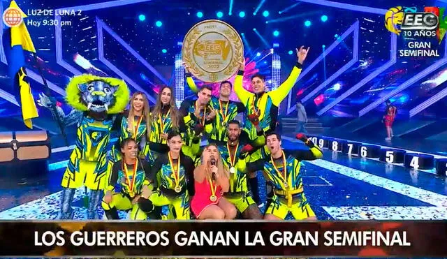 Los 'guerreros' ganaron la semifinal de "Esto es guerra". Foto: captura de América TV