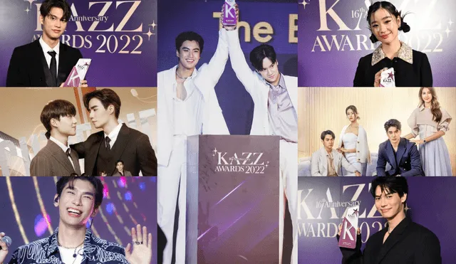 Las estrellas tailandesas más queridas por los fans fueron premiadas en los Premios KAZZ. Mira aquí el show completo. Foto: composición LR/KAZZ