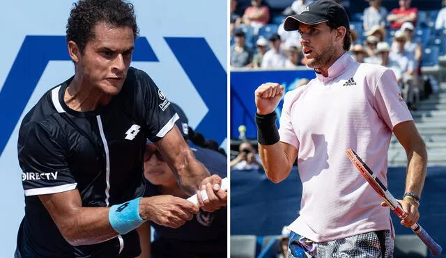 Juan Pablo Varillas y Dominc Thiem jugarán entre sí por primera vez. Foto: composición/EFE