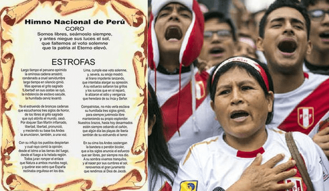 Los peruanos cantan el himno nacional desde hace más de 200 años. Foto: composición LR/La República