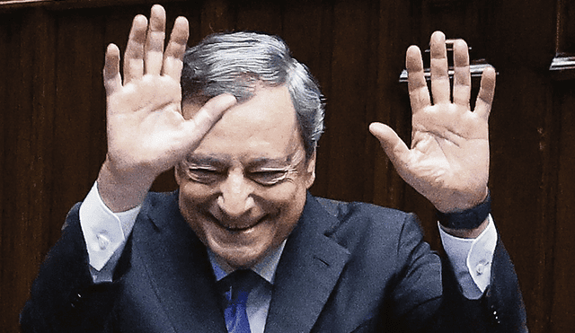 Disolver. Renunciante primer ministro de Italia, Mario Draghi.