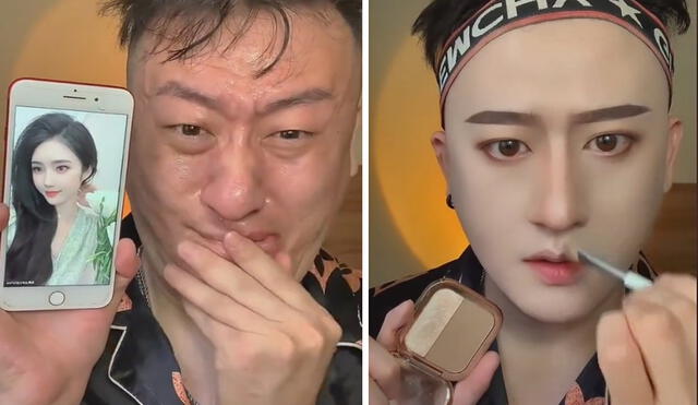 El tutorial de make up obtuvo más de 7,8 millones de visualizaciones. Foto: composición LR/captura de TikTok/@Leejeyeong1
