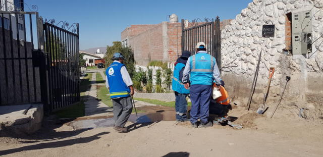 Arequipa. En operativo realizaron la verificación de medidores. Foto: Sedapar