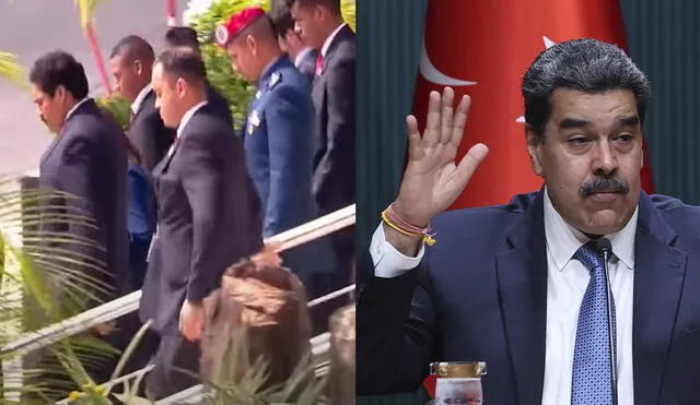 Nicolás Maduro despistó a periodistas y asistentes en las adyacencias de un hotel en Panamá, en 2015, cuando se realizó la Cumbre de las Américas. Foto/Video: composición/AFP/CNN