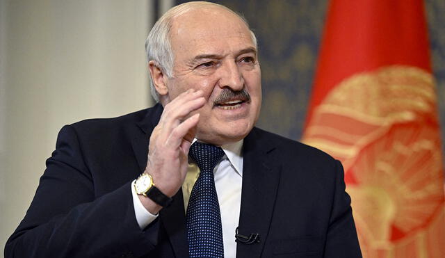 El presidente de Bielorrusia, Alexander Lukashenko, da una entrevista exclusiva a la AFP en su residencia, el Palacio de la Independencia, en la capital, Minsk. Foto y video: AFP