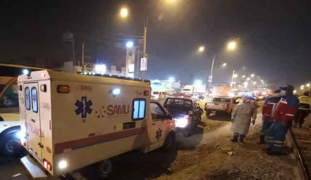 Heridos son trasladados a hospitales cercanos. Foto: Minsa