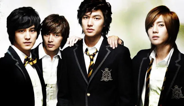 Boys over flowers: cuatro actores interpretaron al grupo de estudiantes más populares de la escuela Shinhwa. Foto: KBS