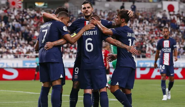 PSG consiguió otro triunfo en su pretemporada previa al inicio de la Ligue 1. Foto: PSG