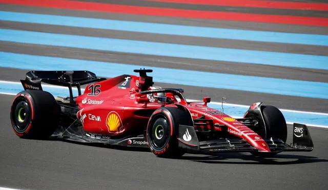 Charles Leclerc hizo el mejor tiempo en la clasificación del GP de Francia. Foto: EFE.