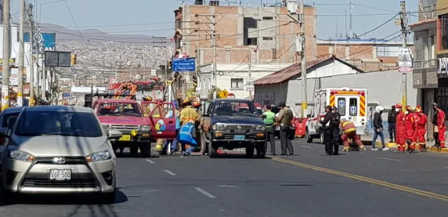 Arequipa. Conmoción causa el deceso del trabajador de Sedapar. Foto: Wilder Pari/La República