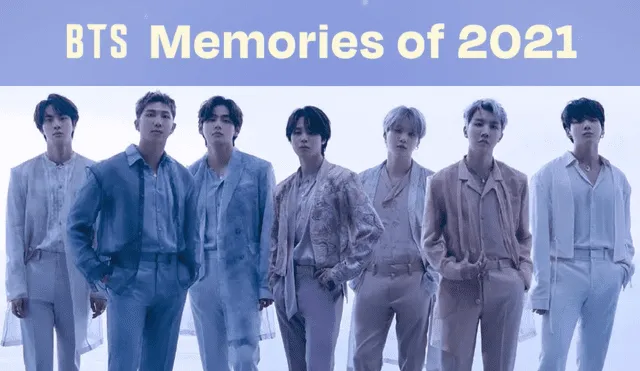 Jin, Namjoon, Taehyung, Jimin, Suga, J-Hope y Jungkook formarán parte de un DVD recopilatorio titulado "BTS Memories of 2021". Foto: composición La República/BIGHIT
