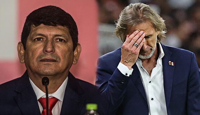 Agustín Lozano no logró que Ricardo Gareca se quedara en la selección peruana. Foto: composición La República/ AFP
