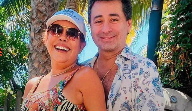 La periodista de ATV y su esposo gozan de vacaciones en los Estados Unidos. Foto: Magaly Medina/Instagram