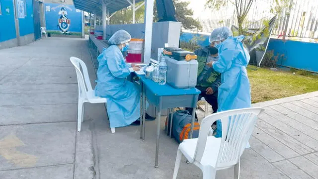 Vacunatorios. En Cusco los espacios de vacunación lucen sin mucha concurrencia. Foto: La República