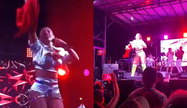 Yahaira Plasencia la rompe en su show de Estados Unidos. Foto: captura/Yahaira Plasencia-Instagram