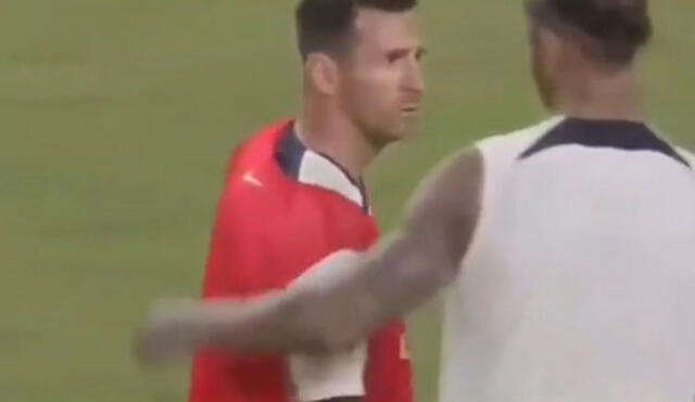 Lionel Messi y Sergio Ramos son compañeros en el PSG desde el 2021. Foto: captura de video/SportsCenter