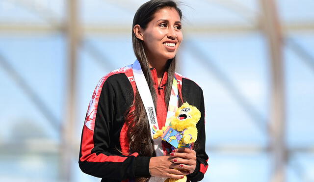 Kimberly García es la primera peruana que gana medallas en el Mundial de Atletismo. Foto: AFP