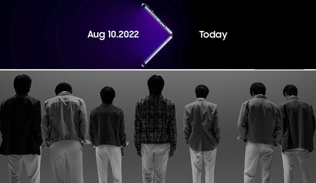 BTS participará en evento Galaxy Unpacked 2022. Foto: Samsung