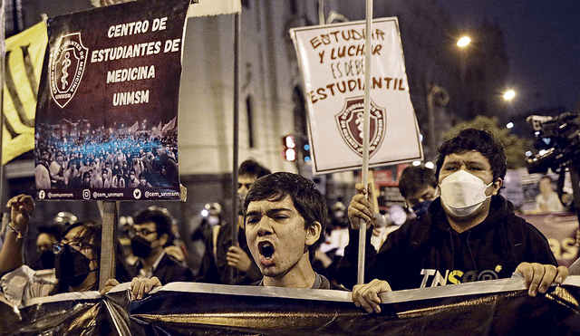 Activos. Estudiantes ratificaron que marcha en contra del Congreso será este 6 de agosto. Foto: difusión