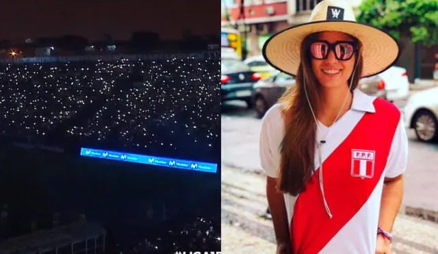 Periodista brasileña presenció el apagón en Matute. Foto: composición/captura GolPerú/Instagram