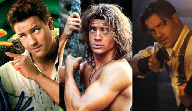 Descubre 4 películas inolvidables de Brendan Fraser. Foto: composición LR/Warners Bros/Disney Pictures/Universal