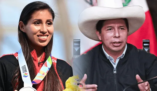 Kimberly García se convirtió en la primera peruana que logra una medalla de oro en un mundial de atletismo. Foto: composición LR/Fabrizio Oviedo/AFP/PCM
