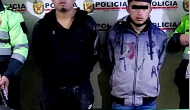 Sujetos estaban armados con escopeta y revólver. Foto: PNP