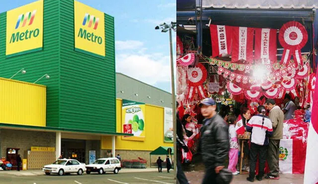 Entérate aquí sobre los horarios de atención de los principales supermercados del país. Foto: Composición La República/Metro/Facebook/Andina