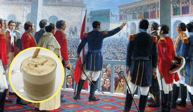 La tradición del ponche de los libertadores data desde el 28 de julio del 1821. Foto: composición LR/Juan Lepiani/Andina