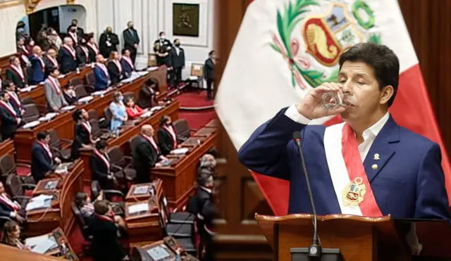 Pedro Castillo tuvo que culminar abruptamente su mensaje a la nación.