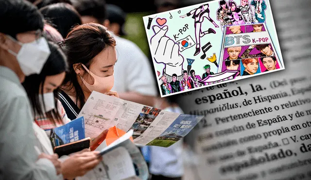 La enseñanza del español no supera al aprendizaje de chino o inglés en Corea del Sur. No obstante, cifras van en aumento. Foto: composición/GLR/Gerson Cardoso/RAE/UNAM/AFP