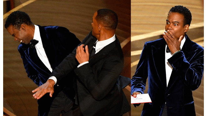 Chris Rock dijo cuánto le dolió la cachetada de Will Smith. Foto: composición LR/AFP