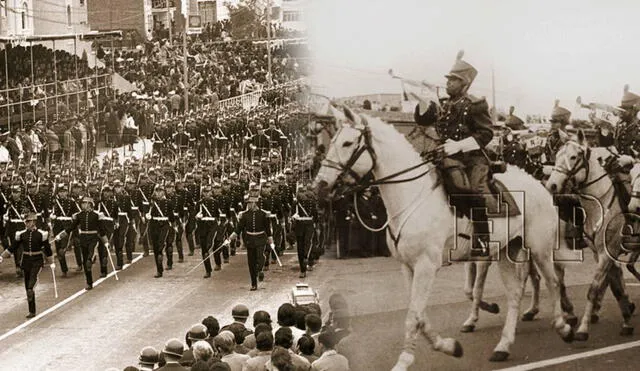 La Gran Parada Militar de 1921 destacó en todo el mundo, pero Chile no fue invitado. Foto: composición LR / Archivo El Peruano