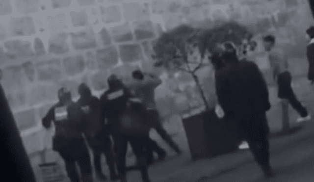 Los agresores del personal de serenazgo se dieron a la fuga. Foto: Cortesía de Radio Yaraví