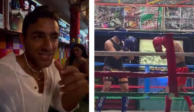 Austin Palao peleó en un bar, en Tailandia. Foto: captura de Instagram/Austin Palao